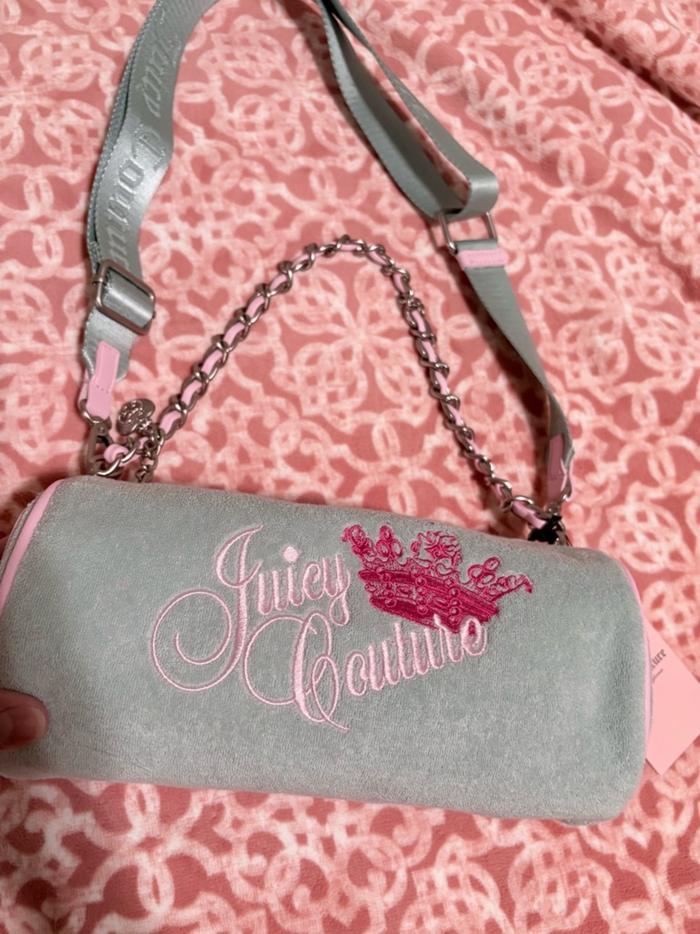 NWT 🩵🩷Juicy Couture Heritage Barrel - Pastel Turquoise.